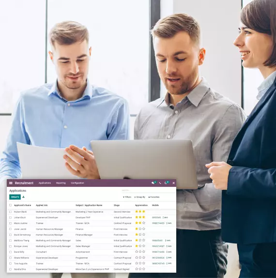 Features of the Odoo Recruitment Module